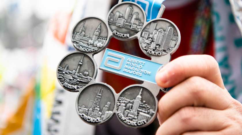 Abbott World Marathon Majors Six Star medal